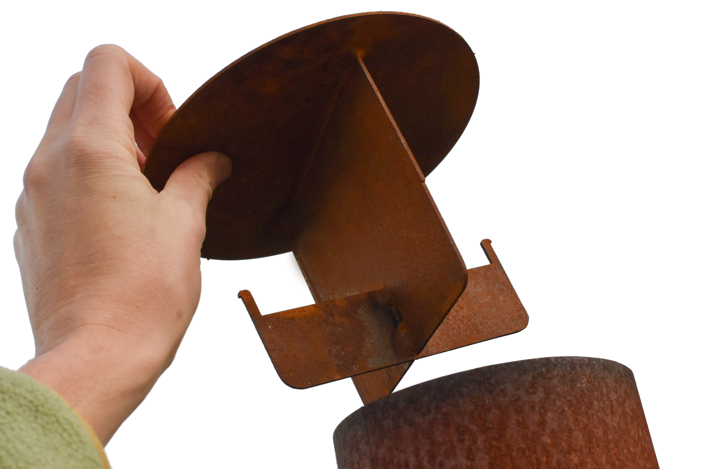 Chimney cap for outdoor stove