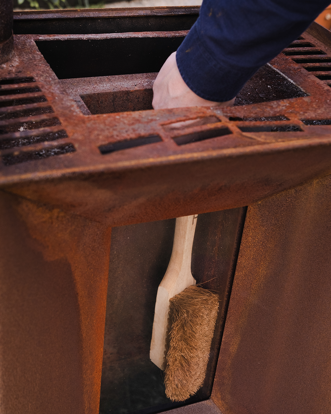 Brosse pour la vitre