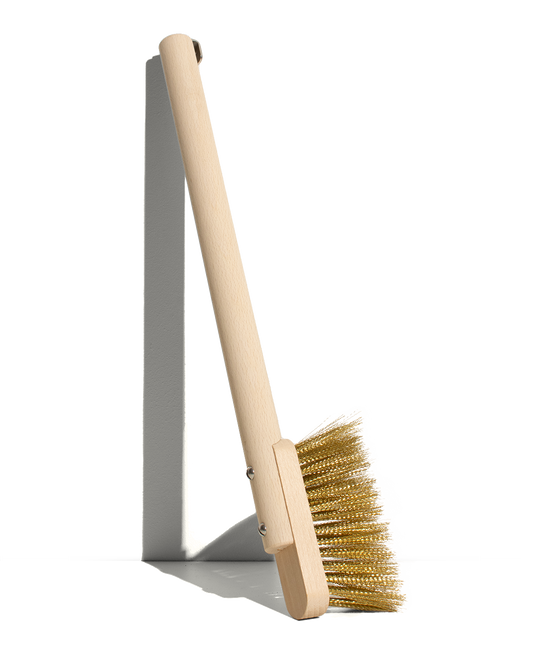 Brosse en laiton pour pierre à pizza