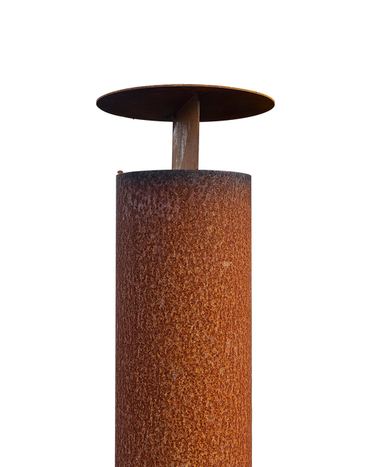 Chapeau de cheminée pour poêle d’extérieur