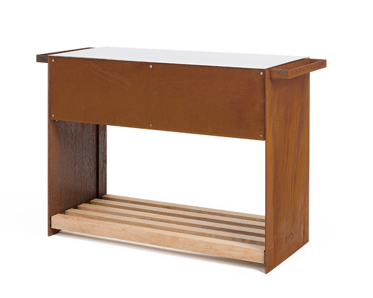 Ilot de cuisine avec espace de rangement